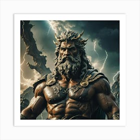 God Of Thunder Art Print