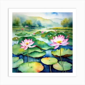 Lotus Flower 53 Art Print