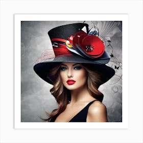 Top Hat 2 Art Print