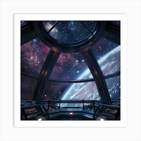 View From Spacecraft Art Print