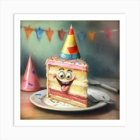 Birthday Cake 17 Art Print