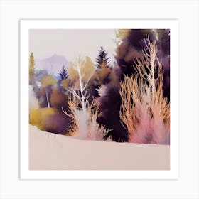 Winter Trees Art Print