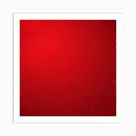 Abstract Red Background Art Print