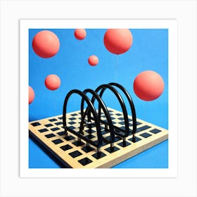 Chess Game 2 Art Print