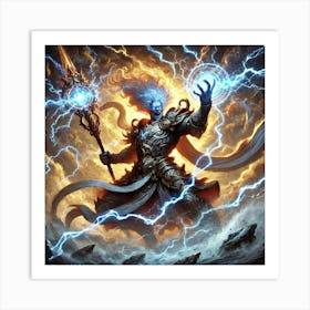 Grand Marshal Aetheron Storm Wrath Converted Art Print