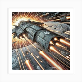 Helios Class Destroyer Rapid Strike Iron Commonwealth Art Print