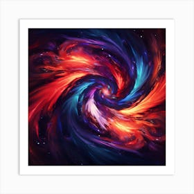 Galaxy Swirl Art Print