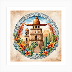 Mexican Castle Art Print