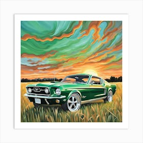 Ford Mustang Art Print