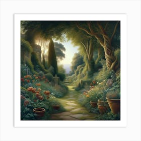 Garden Path 20 Art Print