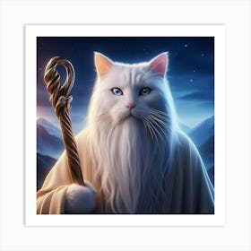 Lord Of The Rings Cat 3 Art Print
