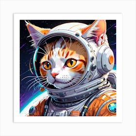 Cat In Space 1 Art Print