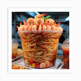 Asian Food 1 Art Print