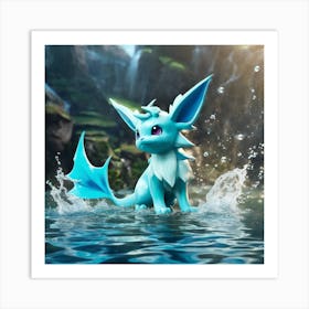 Pokemon Eevee 4 Art Print