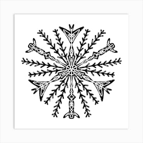 Snowflake 35 Art Print