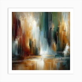 Abstract Cityscape 2 Art Print