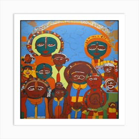 African Family 1 Art Print