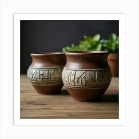 Default Create Unique Design Of Antique Pots 1 Art Print