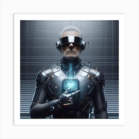 Futuristic Man 15 Art Print