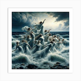 Angels Of The Sea Art Print