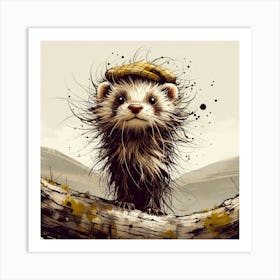 Ferret 13 Art Print