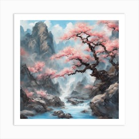 Sakura Blossoms Art Print