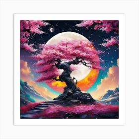 Cherry Blossom Tree 4 Art Print