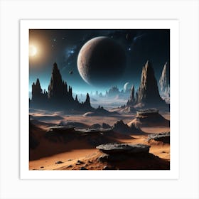 Alien Landscape 1 Art Print