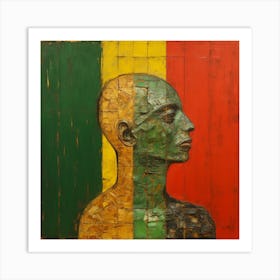 Rasta Head Art Print