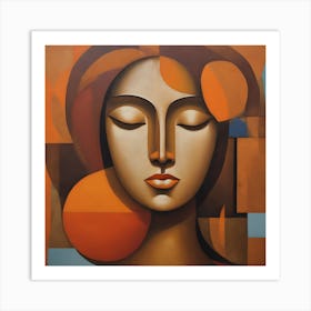 Abstract Of A Woman Art Print