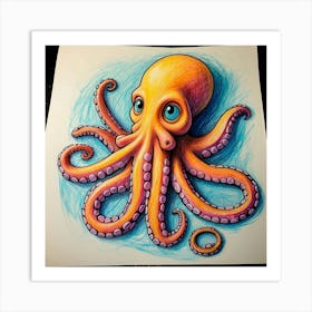 Octopus 114 Art Print