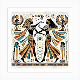 Egyptian Dance 2 Art Print