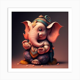 Shree Ganesha 2 Art Print