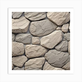 Stone Wall 28 Art Print