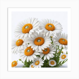 Daisy Bouquet myluckycharm Art Print