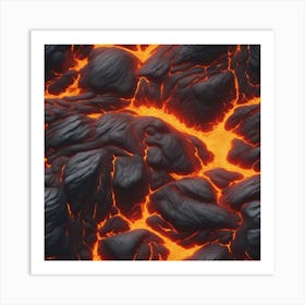 Lava Flow 39 Art Print