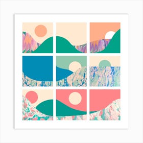 Lavas, Valleys And Seas Art Print