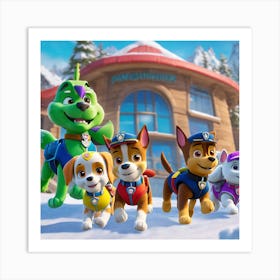 Paw Patrol remake Art Print