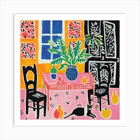 Table And Chairs 2 Art Print