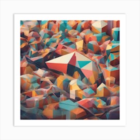 Polygons Art Print