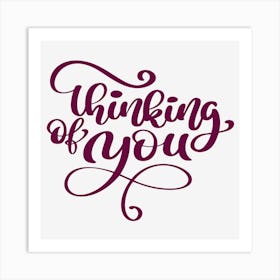 Thinking Of You Art Print