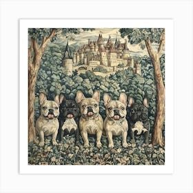 French Bulldog Tapestry 6 Art Print