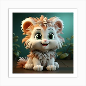 Cute Dog Art Print