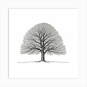 Bare Tree Art Print