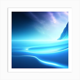 Abstract Ocean Wave Art Print