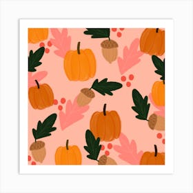 Autumn Pattern Art Print