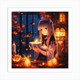 Halloween Hd Wallpaper Art Print