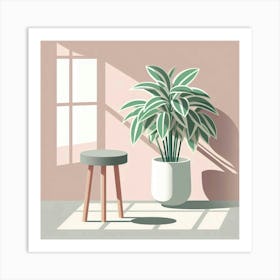 Potted Plant Art Print