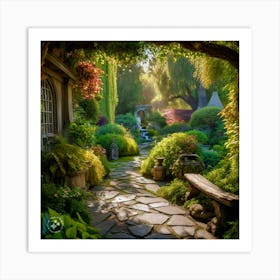 Garden Path Art Print