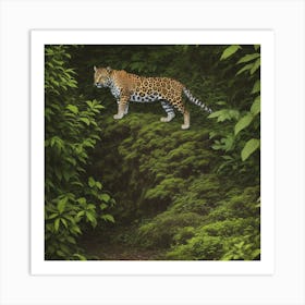 Jaguar In The Jungle 1 Art Print